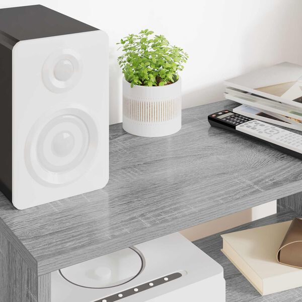 vidaXL Sj&oacute;nvarpssk&aacute;pur Gr&aacute;r Sonoma 60 x 30 x 40 cm Samsettur vi&eth;ur