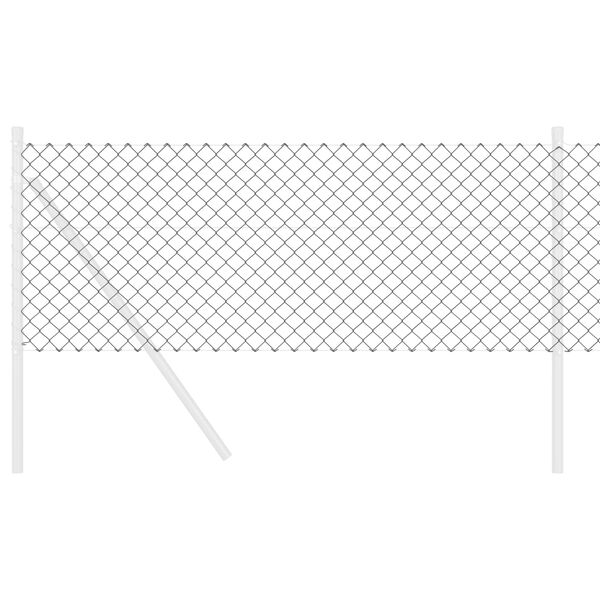 vidaXL Ke&eth;jugir&eth;ing Gr&aacute;r 10 x 0,6 m St&aacute;l