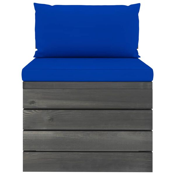 vidaXL 2 Parta Gar&eth;s&oacute;fasett &uacute;r Brettum me&eth; P&uacute;&eth;um Gegnheil Fura