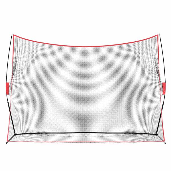 vidaXL Golf æfingartól Svartur 309 x 93 x 216 cm Pólýester