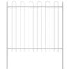 vidaXL Gar&eth;hefti 2 pcs Hv&iacute;tt 3,4 x 1,2 m Duftlita&eth;ur st&aacute;l