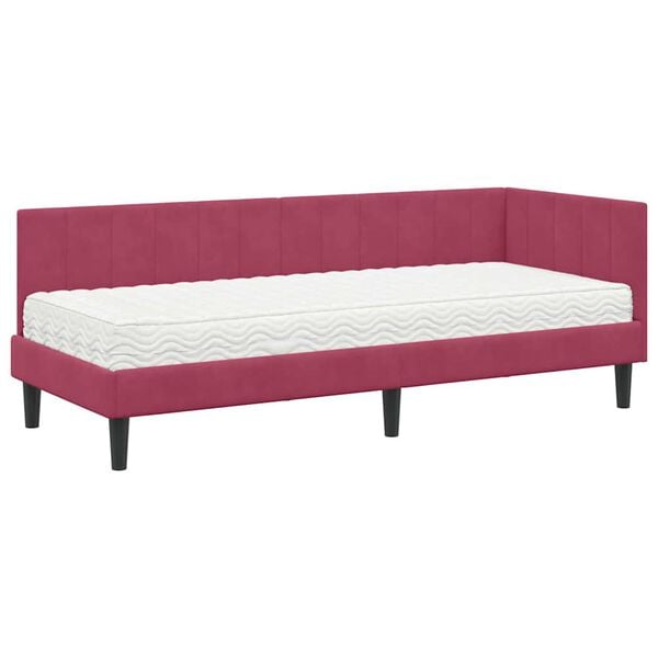 vidaXL Hornar&uacute;m rammi me&eth; d&yacute;nu me&eth; d&yacute;nu 2 pcs Gr&aelig;nn Flauel