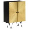 vidaXL Skenkur 55x30x75 Gegnheill Mang&oacute;vi&eth;ur