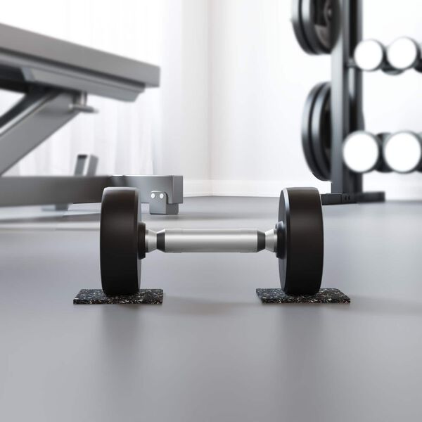 vidaXL G&uacute;mm&iacute;valtur Svartur G&uacute;mm&iacute;