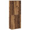 vidaXL H&aacute;bor&eth; Gamalt timbur 70 x 33.5 x 180 cm Samsettur vi&eth;ur