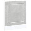 vidaXL Upp&thorn;vottav&eacute;larplata Porto Steypugr&aacute;r 60x1,5x57 cm
