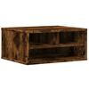 vidaXL Prentarastandur Reyklitu&eth; Eik 49x40x22,5 cm Samsettur vi&eth;ur