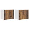 vidaXL Eldh&uacute;s sk&aacute;pur Lucca 2 pcs Gamall vi&eth;ur 50 x 31 x 40 cm