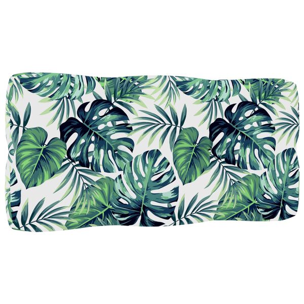 vidaXL Sessa fyrir Brettas&oacute;fa Laufamynstur 80x40x12 cm Efnis&aacute;kl&aelig;&eth;i