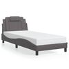 vidaXL R&uacute;mgrind Viana &aacute;n D&yacute;nu Gr&aacute;r 90x190 cm Gervile&eth;ur