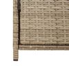vidaXL Geymslusk&aacute;pur fyrir Gar&eth; Drappa&eth;ur 83x45x76 cm P&oacute;l&yacute;rattan