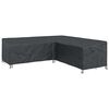 vidaXL H&uacute;&eth; fyrir h&uacute;sg&ouml;gn Svart 270 x 270 x 80 cm 420D Oxford efni