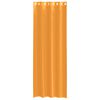 vidaXL Voile Gluggatjöld með Grommets 2 stk Appelsínugult 140x260 cm