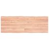 vidaXL Bor&eth;plata Lj&oacute;sbr&uacute;n 140x50x(2-4) cm Me&eth;h&ouml;ndlu&eth; N&aacute;tt&uacute;rul. Br&uacute;nir