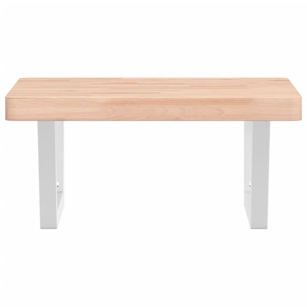 vidaXL Veggfest Handlaugarhilla St&aacute;l og Gegnheilt Beyki