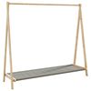 vidaXL Fatarekki me&eth; Hillum 106x34x102 cm Bambus