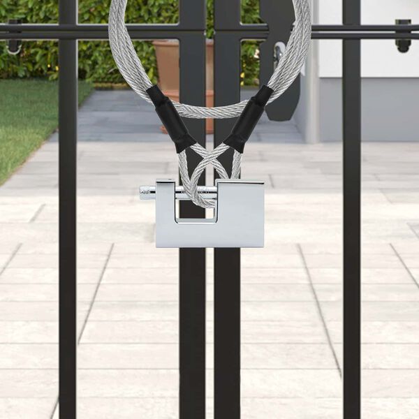 vidaXL Hengil&aacute;s 6 pcs Silfur 7,8 x 2 x 5 cm J&aacute;rn