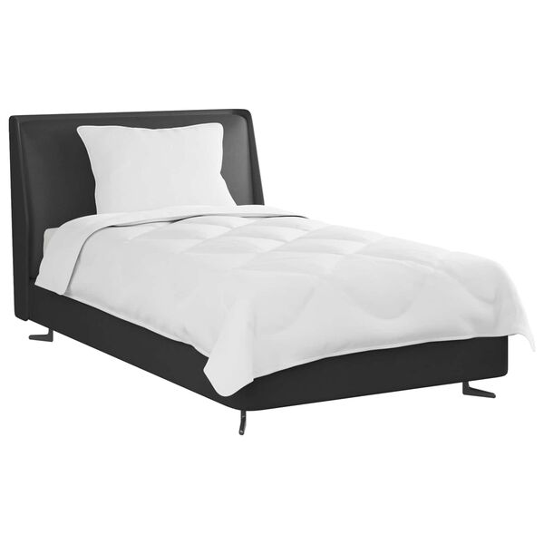 vidaXL S&aelig;ng me&eth; kodda 2 pcs Hv&iacute;tt M&iacute;kr&oacute;f&iacute;ber