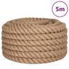 vidaXL Reipi &uacute;r J&uacute;ta 5m/Lengd og 36mm/&THORN;ykkt
