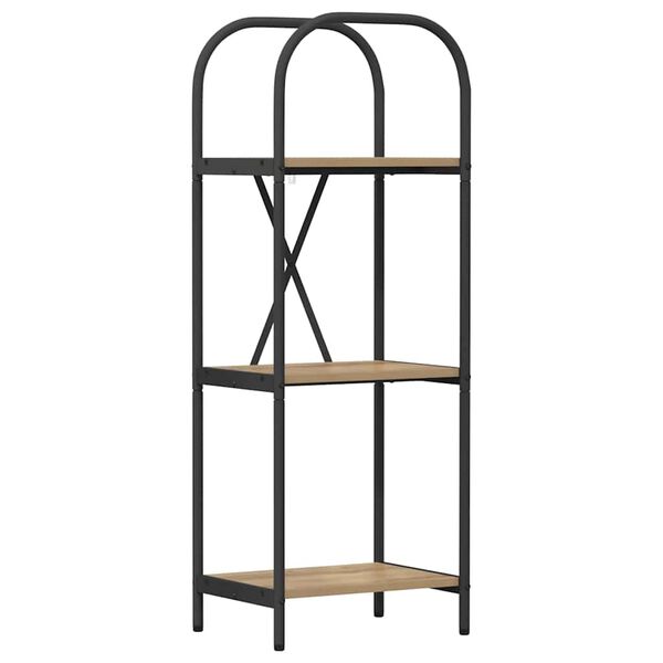 vidaXL Hilla Artisan Eik 40 x 30 x 109 cm Samsettur vi&eth;ur