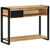 vidaXL Console Borð 100x35x75 cm Solid Groft Wood Mango