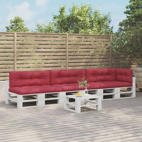 vidaXL P&uacute;&eth;ar fyrir Pallettus&oacute;fa 7 stk. V&iacute;nrau&eth;ir Tau&aacute;kl&aelig;&eth;i