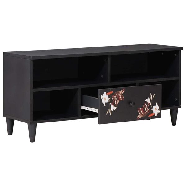 vidaXL Geymsk&aacute;pur Marglitur 100 x 33,5 x 46 cm Hart mang&oacute;tr&eacute;