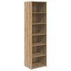 vidaXL Cabinet Artisan Eik 50 x 41 x 185 cm Samsettur vi&eth;ur