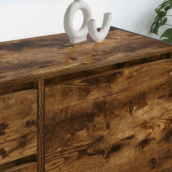 vidaXL Sj&oacute;nvarpssk&aacute;pur Reyk&eth;ar&ouml;kur 100 x 36 x 49.5 cm Samsettur vi&eth;ur