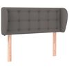 vidaXL H&ouml;f&eth;agafl me&eth; Eyrum Gr&aacute;tt 93x23x78/88 cm Gervile&eth;ur