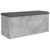 vidaXL Geymslubekkur Steypugr&aacute;r 102x42x45 cm Samsettur Vi&eth;ur