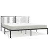 vidaXL R&uacute;mgrind &uacute;r M&aacute;lmi &aacute;n D&yacute;nu me&eth; H&ouml;f&eth;agafli Sv&ouml;rt 183x213 cm