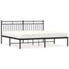 vidaXL R&uacute;mgrind &uacute;r M&aacute;lmi &aacute;n D&yacute;nu me&eth; H&ouml;f&eth;agafli Sv&ouml;rt 183x213 cm