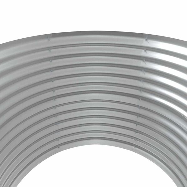 vidaXL Útiræktunarkassi Galvaníserað Stál 100x100x68 cm Brúnn