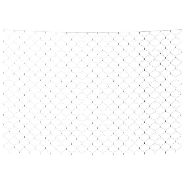 vidaXL Jólaljósaseríunet Kalt-hvítt 3x2 m 204 LED Inni Úti