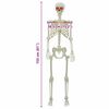vidaXL Halloween Skeleton Hv&iacute;tt 155 x 38.5 cm Plast