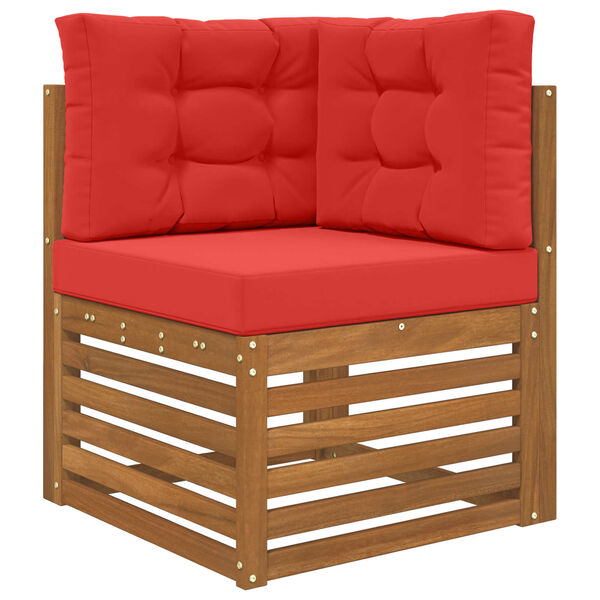 vidaXL Utandyriss&oacute;fap&uacute;&eth;i 3 pcs Rau&eth;ur P&oacute;l&yacute;ester