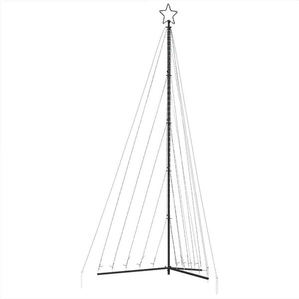 vidaXL LED J&oacute;latr&eacute; 570 LED Kaldhv&iacute;tt 399 cm