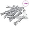 vidaXL H&uacute;sgagnaskr&uacute;&eth;ur 2100 pcs Silfur M&aacute;lmur