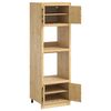 vidaXL Cabinet SKI Hunangsbjartur 66 x 58 x 207 cm Solid furuhikk