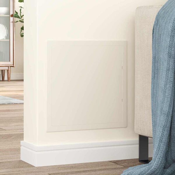 vidaXL A&eth;gengisbakkar Hv&iacute;tt 30 x 30 cm ABS Plast