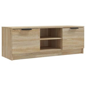 vidaXL Sj&oacute;nvarpssk&aacute;pur Sonoma Eik 102x35x36,5 cm Samsettur Vi&eth;ur