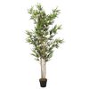 vidaXL Gervi Bambustr&eacute; 1380 Bl&ouml;&eth; 200 cm Gr&aelig;n