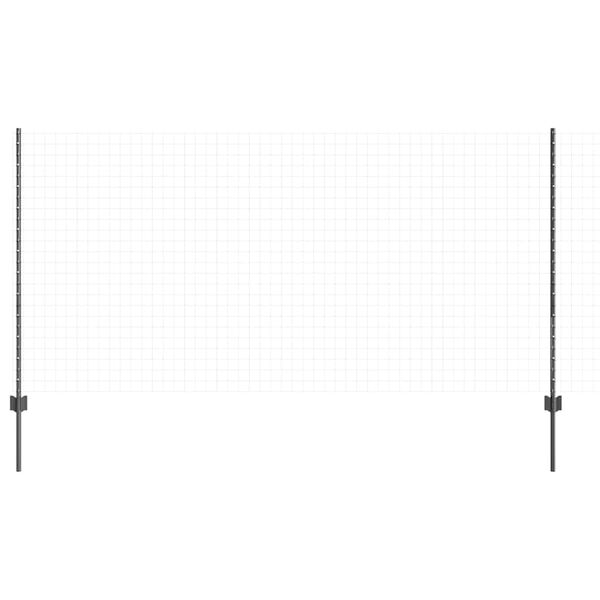 vidaXL Gir&eth;ingarp&oacute;stur 22 pcs Gr&aacute;r 160 cm St&aacute;l