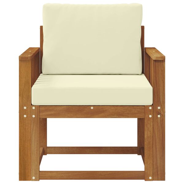 vidaXL &Uacute;tis&oacute;fi Solid Akas&iacute;uskei&eth; og P&oacute;lyester N&aacute;tt&uacute;rulegur