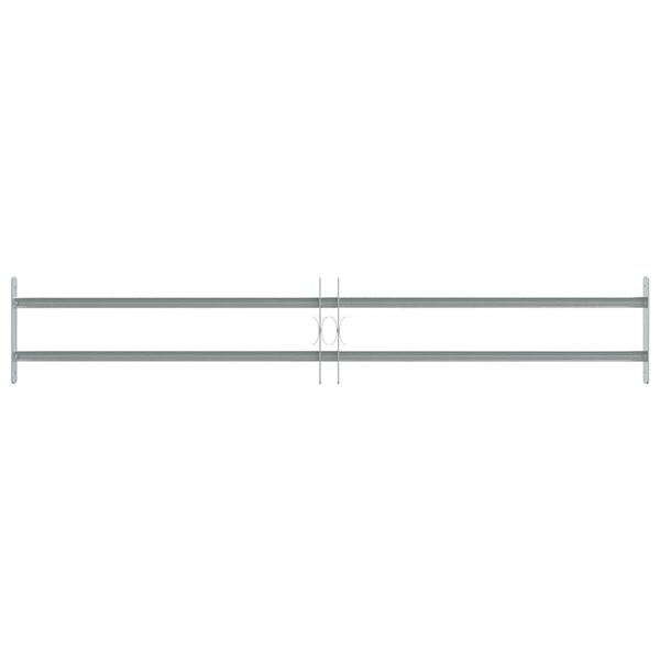 Stillanleg Öryggisgrind fyrir glugga með 2 Þverslám 1000-1500 mm