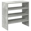 vidaXL sk&oacute;rekki 2 stk Staflanlegur Steinsteypa Gr&aacute;r 60x30x30,5 cm