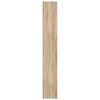 vidaXL B&oacute;kahilla/Skilr&uacute;m Sonoma Eik 40x30x198 cm