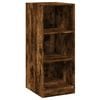vidaXL Fatask&aacute;pur Reykt Eik 48x41x102 cm Samsettur Vi&eth;ur