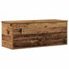 vidaXL Geymslukassi Gamall vi&eth;ur 90 x 35 x 35 cm Samsettur vi&eth;ur